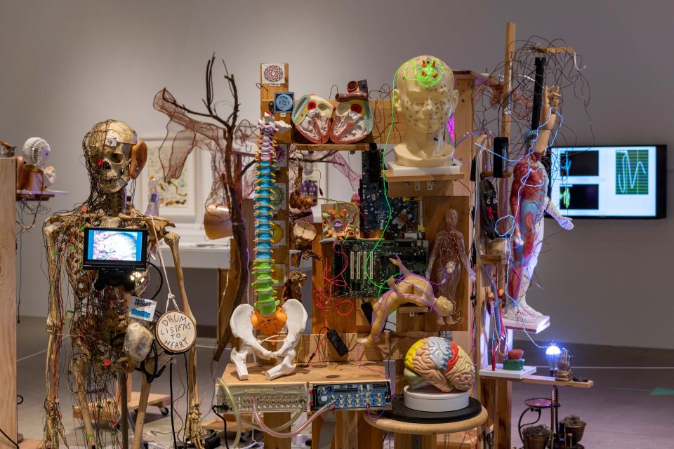 Milford Graves: A Mind-Body Deal exhibition installation view