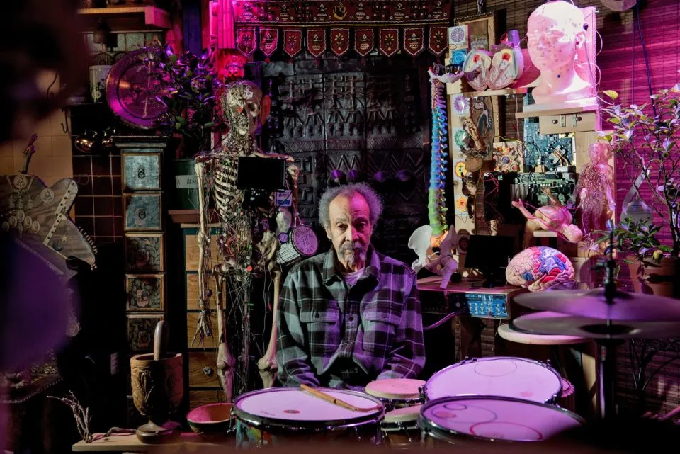 Milford Graves in his Queens home.