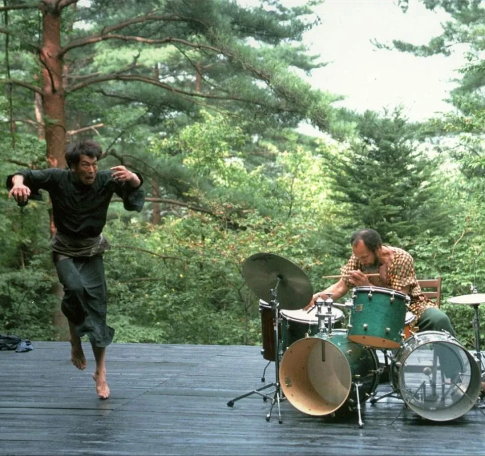 film still from Milford Graves Full Mantis directed by Jake Meginsky and Neil Young