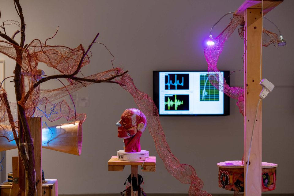Milford Graves: A Mind-Body Deal exhibition installation view